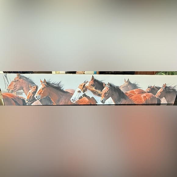 Wall Art Decor Beautiful Horses Wrapped canvas - Picture 4 of 10